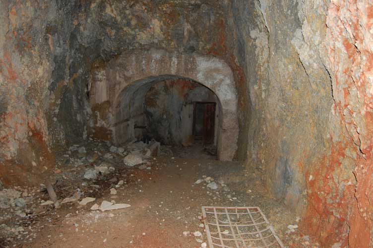 Il lato N del ricovero