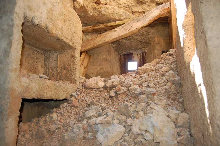 Interno della casamatta