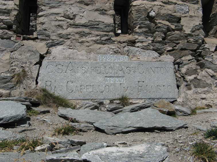 Moncenisio Caserma Malamot-Anno 1889
