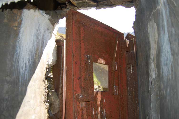 Porta del Ricovero A vista dall'interno