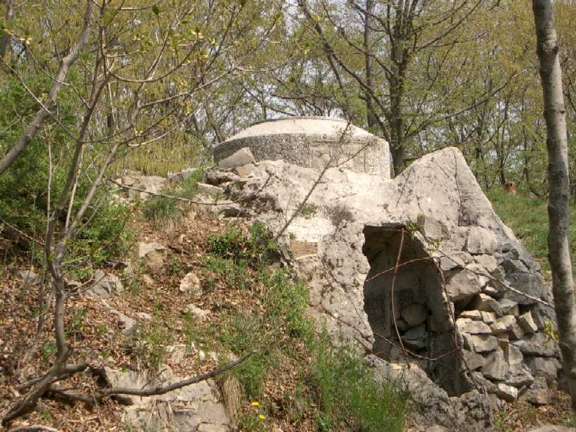 postazione M sul colle della Croce a Castelmonte