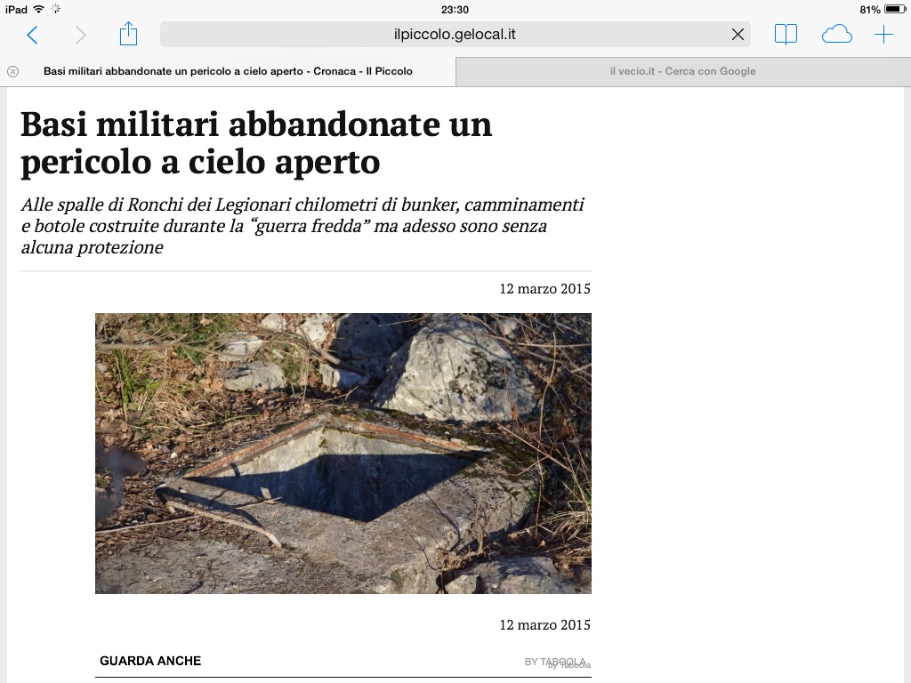 Che ne pensate?