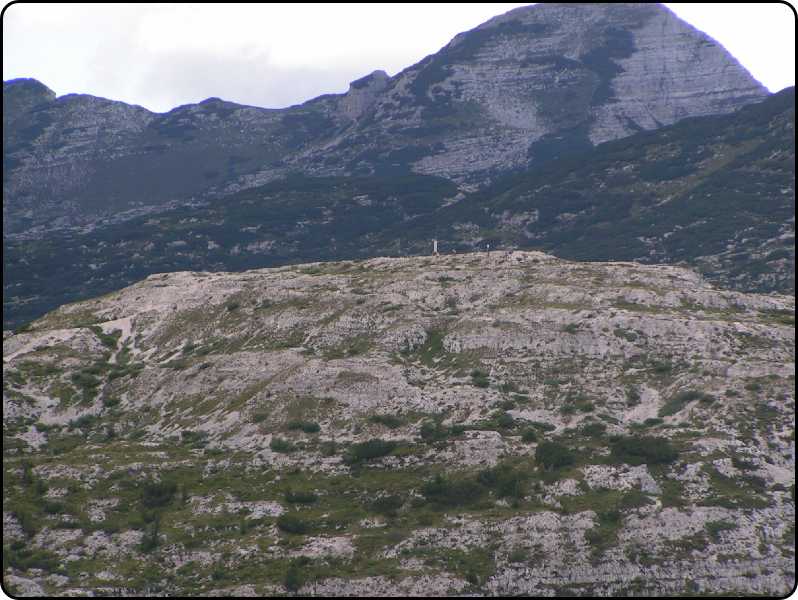 la cima dell' Ortigara da cima Caldiera