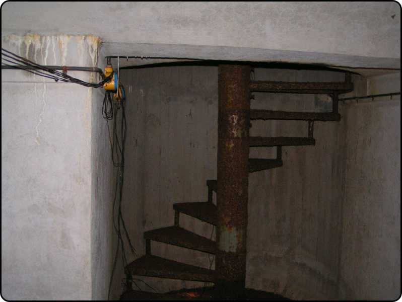 scala a chiocciola dell' osservatorio