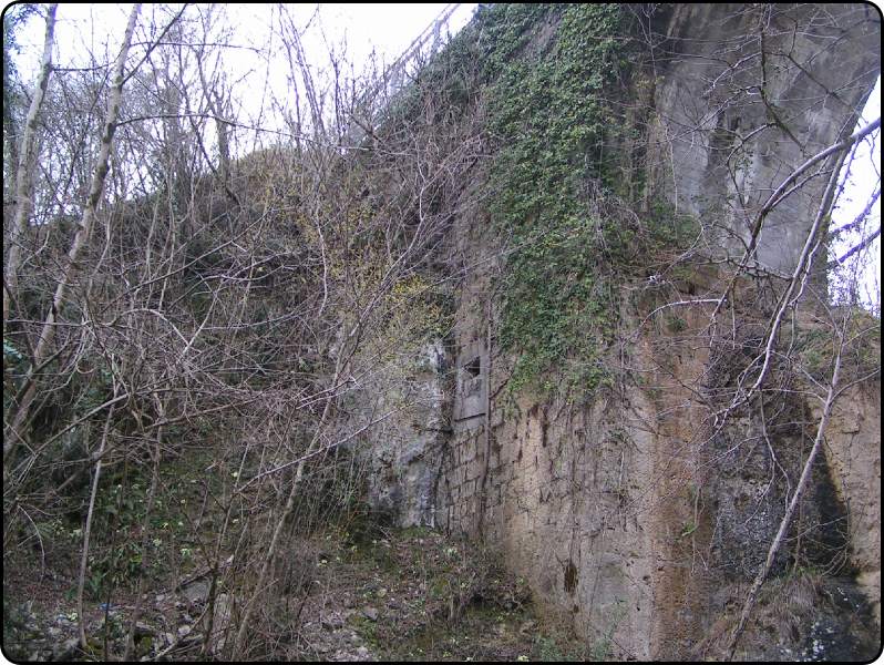il foro sul latreale sx e sotto l' arcata