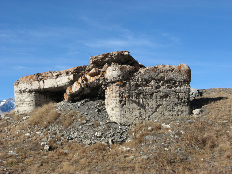 Il blocco d'avamposto Maginot di Les Arcellins occupato dagli Italiani il 22 giugno del 1940