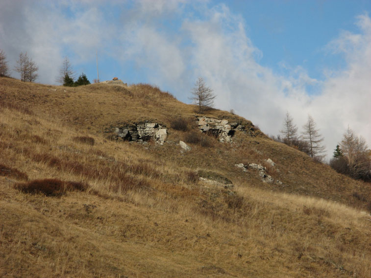 Moncenisio-I due blocchi dell'avamposto Maginot dei Revets,davanti ai quali cadde il Sottotenente Iezza Guerrino-MOVM alla memoria