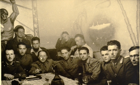 Ufficiali dei presidi del Monte Coppa e del Monte Leila, nel 1941