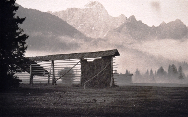 : La foto è stata scattata nei prati della Piana di Fusine Laghi nei pressi dell’ex stazione ferroviaria di Fusine Laghi. Da sinistra la vetta più alta è quella del M.te Mangart, poi, spostando lo sguardo verso destra vediamo il Piccolo Mangar, il Traunig ed il M.te Buconig.