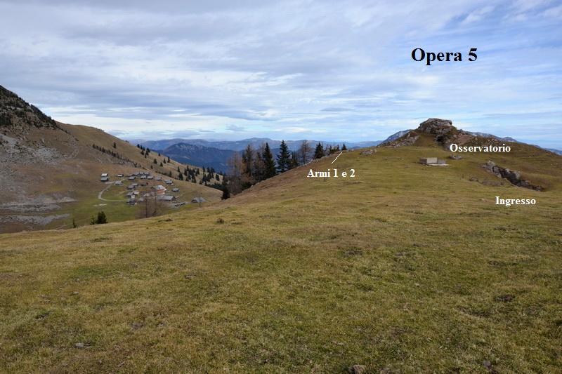 Opera 5 in basso Sella Bistrizza