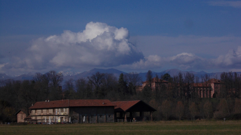 23 novembre 2015 Parco La Mandria-Scorcio sul Castello e la cascina Prato Pascolo