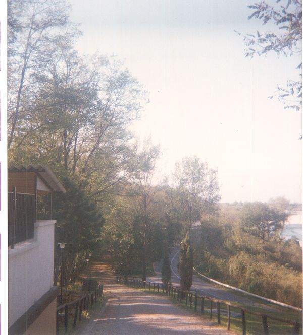 strada di accesso distaccamento