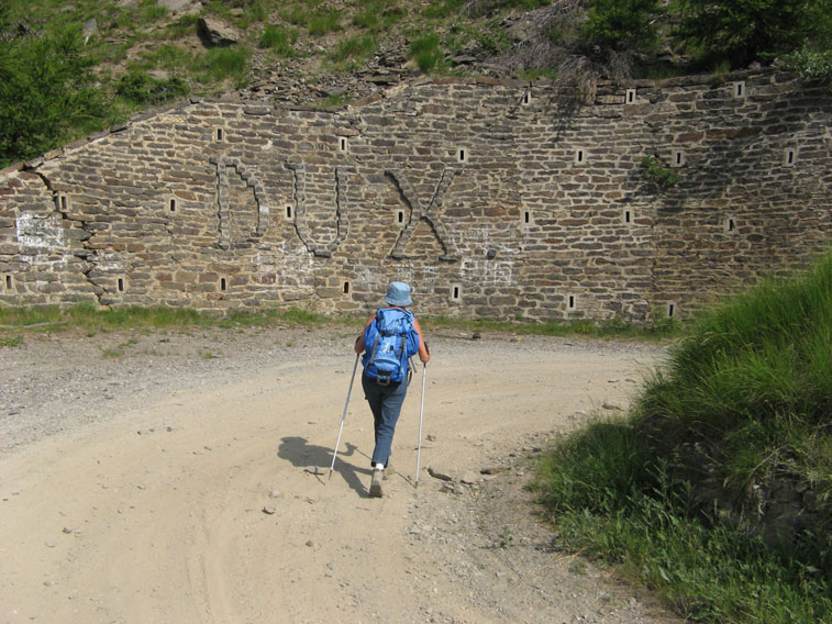 Poco oltre il Km 8 incontriamo il tornante &quot;DUX&quot;