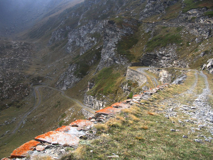 Vista sui tornanti