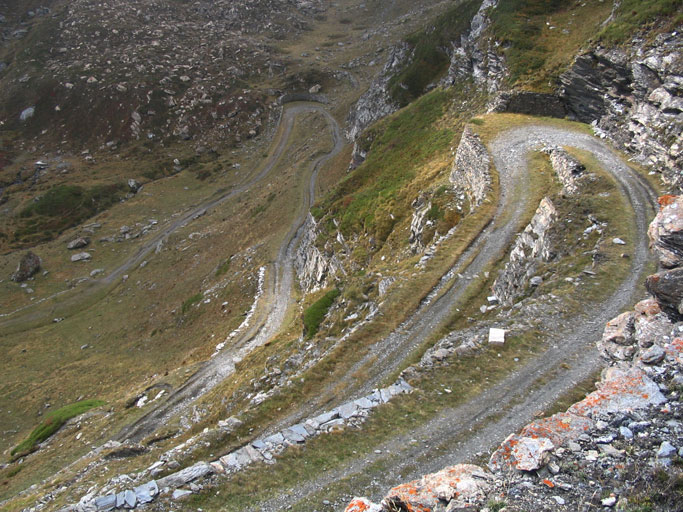 Vista sui tornanti