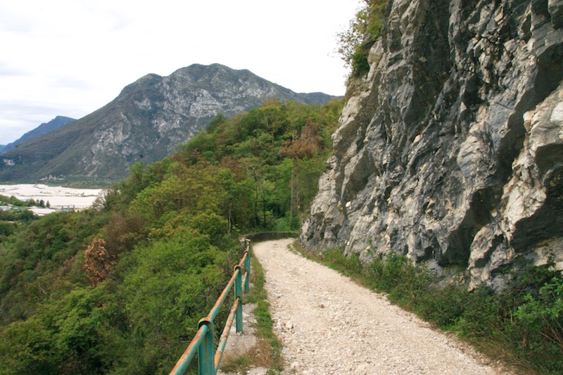 strada verso la Sella di Sant. Agnese