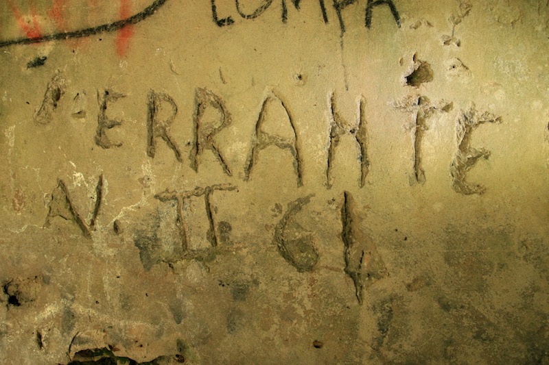 scritte sui muri