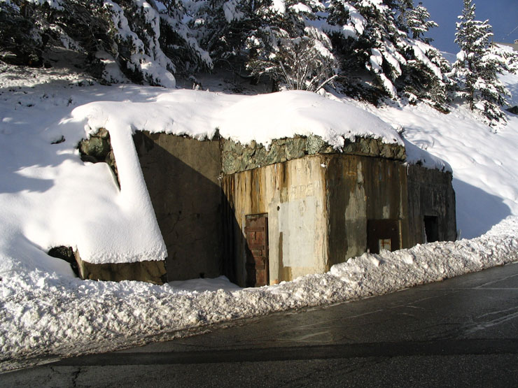 Il Blocco dello sbarramento in veste invernale