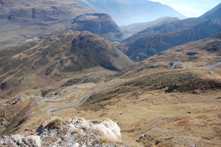 La strada vista dall'alto