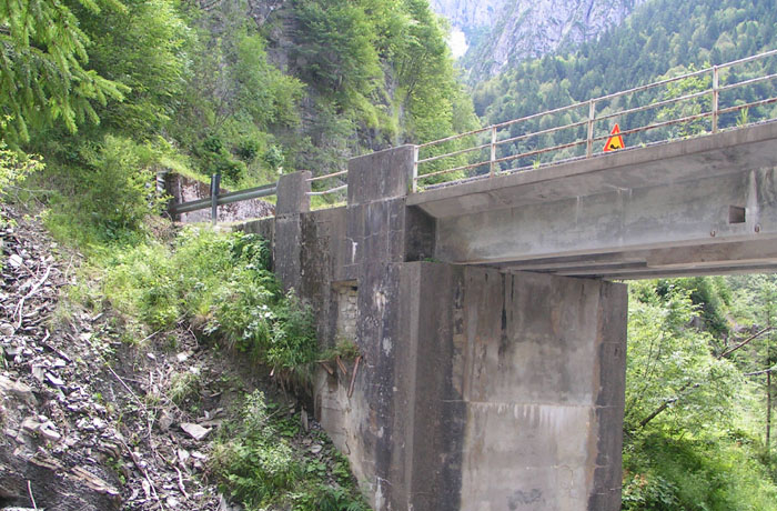 lato a monte