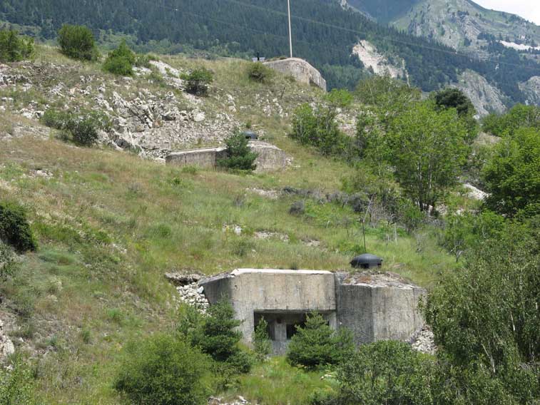 Blocchi di combattimento del Gros Ouvrage di Saint-Gobain(Modane)