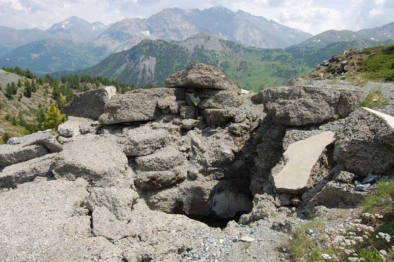 Il Col Begino visto dalla casamatta 1