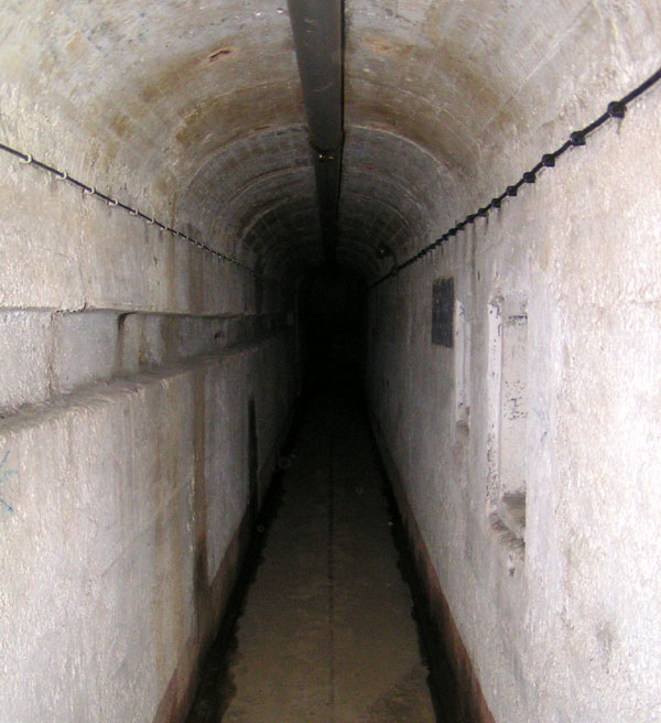 corridoio verso postazione