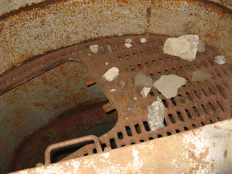 L'interno della casamatta A2