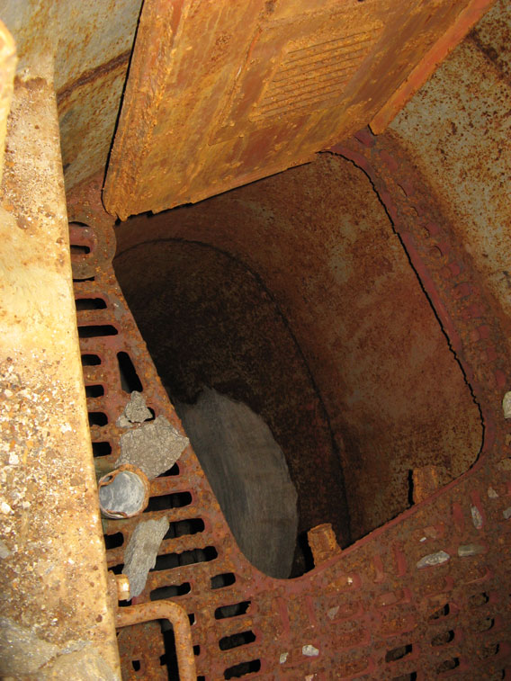 L'interno della casamatta A3