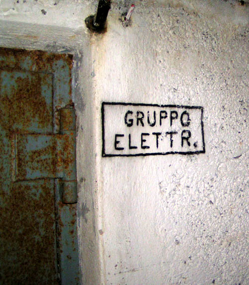 entrata groppo generatore