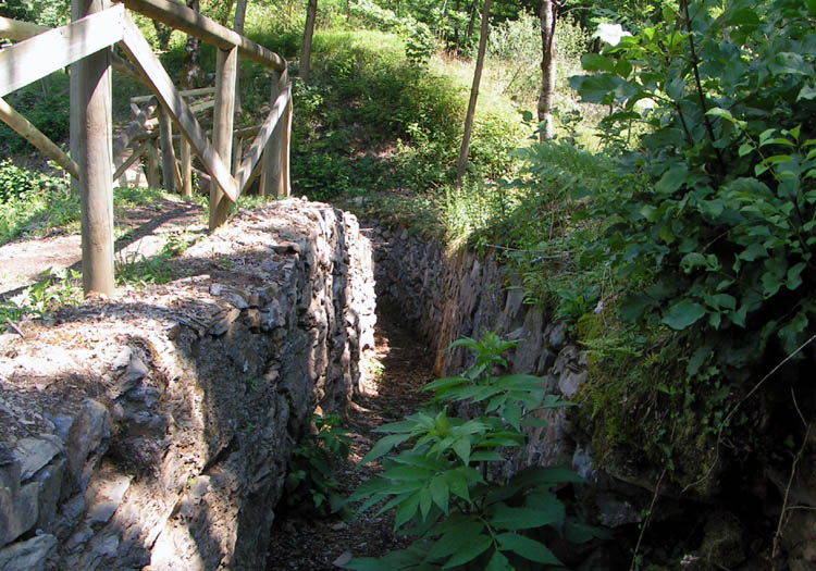 trincee di collegamento ripulite
