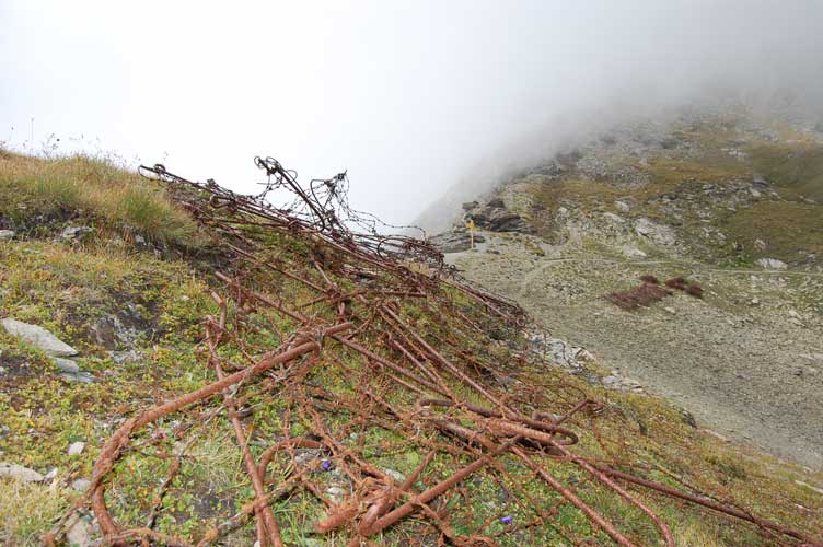 Moncenisio-Reticolati francesi al Passo della Beccia