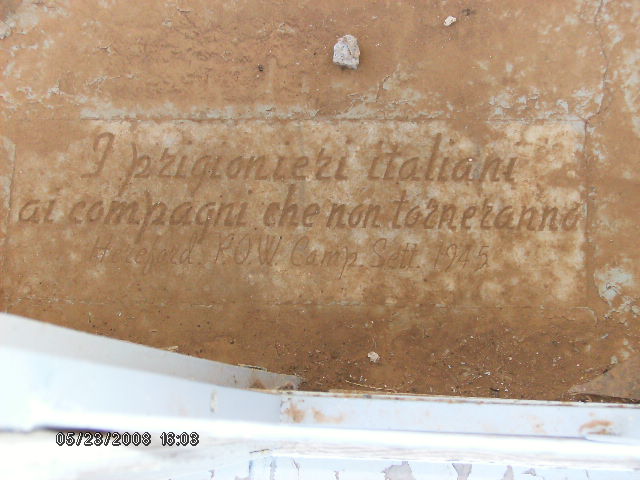 ripulendo la polvere, una dedica originale del 1945