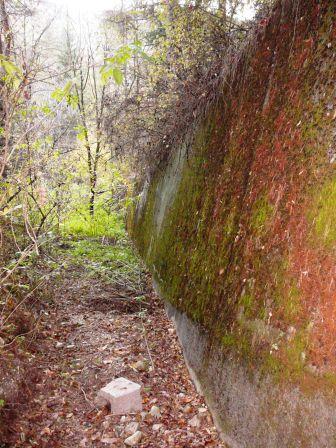 Il piccolo tratto di fossato a.c.