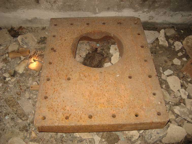 Parte di scudatura del pezzo da 75 in  installazione Tipo 4