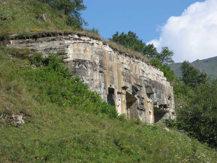 Il malloppo orientale del Centro 16,in cui sono ubicate le due caditoie precedentemente descritte