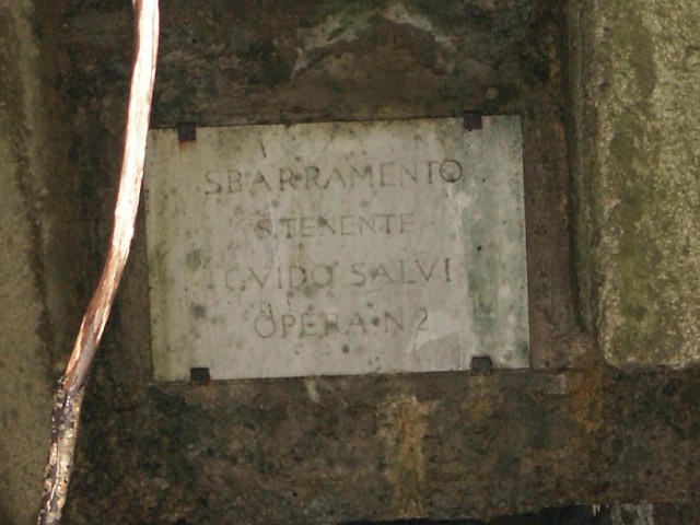 Sbarramento &amp;quot;Val Rauno - Salvi&amp;quot;, Opera No. 2