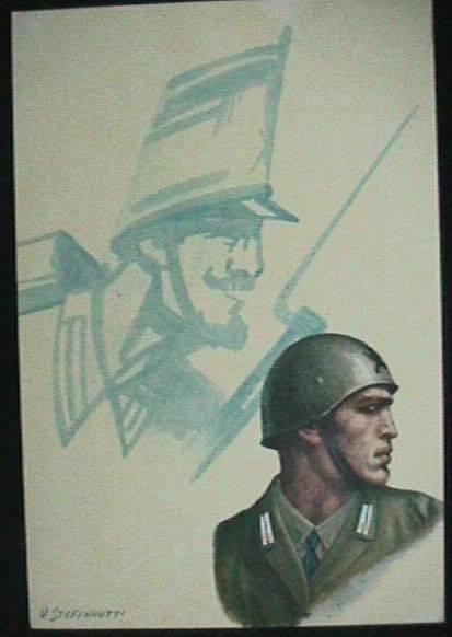Cartolina 74 Fanteria Lombardia