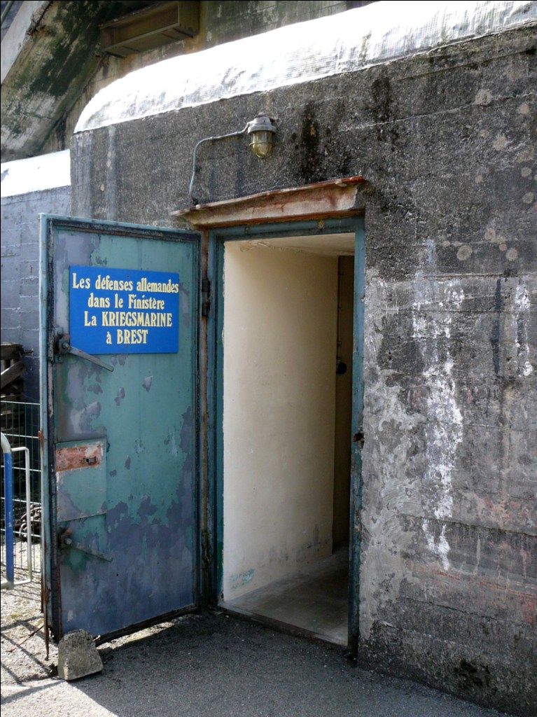 L'ingresso al bunker