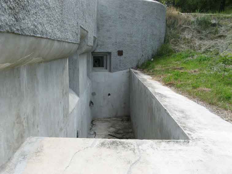Fossato diamante presente all'Ouvrage Maginot di Saint Gobain