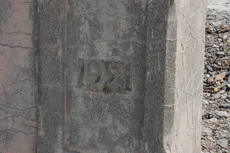 Anno di costruzione della diga ad arco