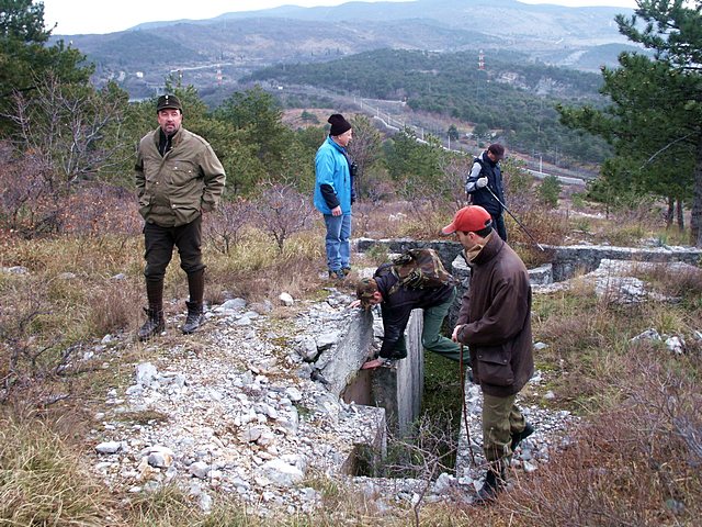 Un reparto del &amp;quot;Vecio&amp;quot; durante l'ispezione delle fortificazioni...