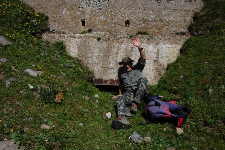 Un saluto dal D e via verso il Ricovero VII