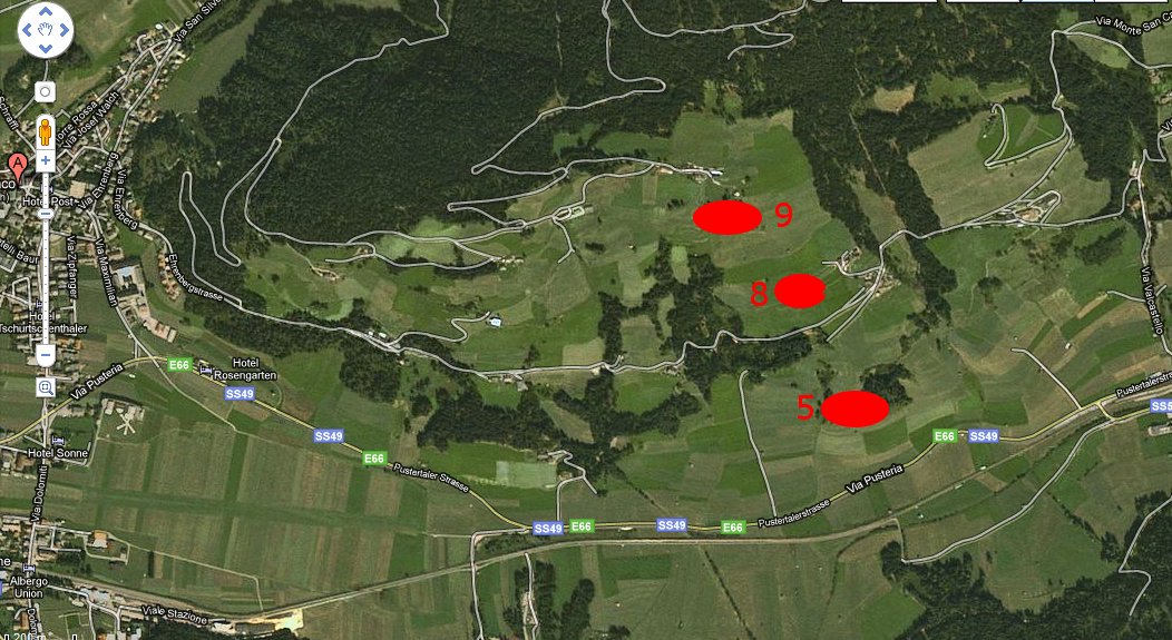 strade di accesso alle opere 5, 8 e 9