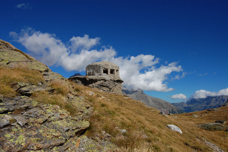 La postazione vista da NW