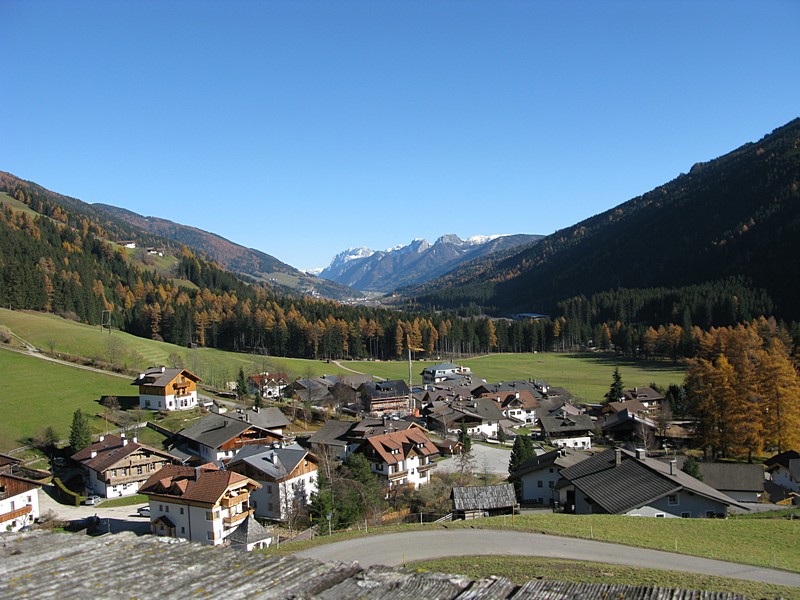 La vista verso l'Austria. Giornata perfetta...
