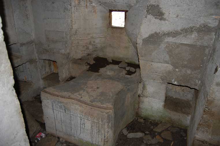 Il basamento dell'arma