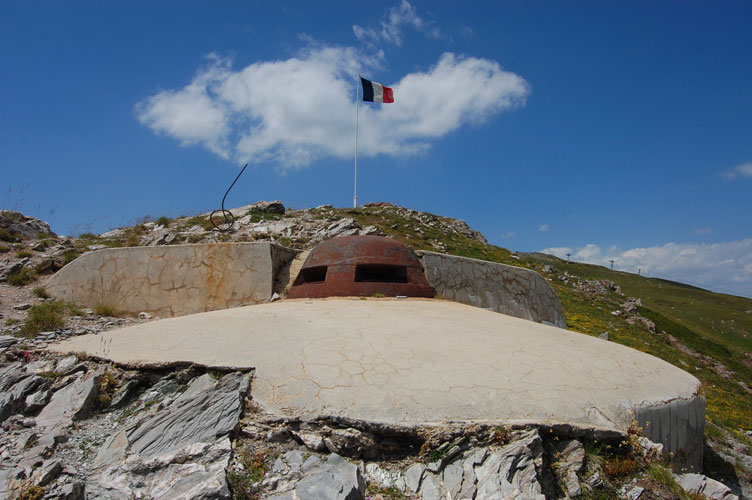 La cupola tipo Digoin del Blocco3 Osservatorio vista da E
