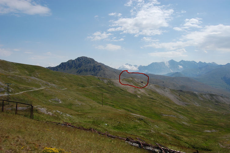 Il Blocco1 dell'Ouvrage visto da Gondran D