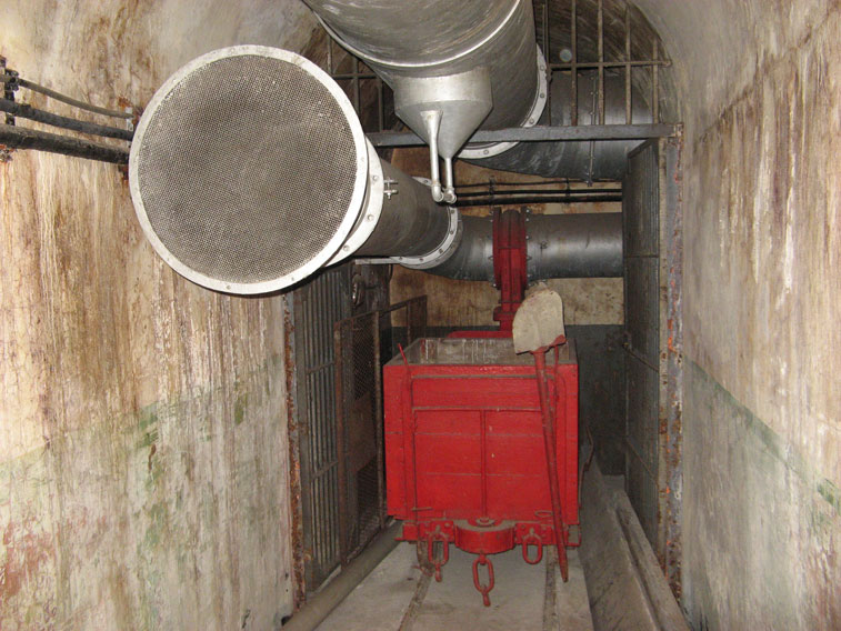 Gros Ouvrage du Saint-Gobain-Presa d'aria e relative tubazioni